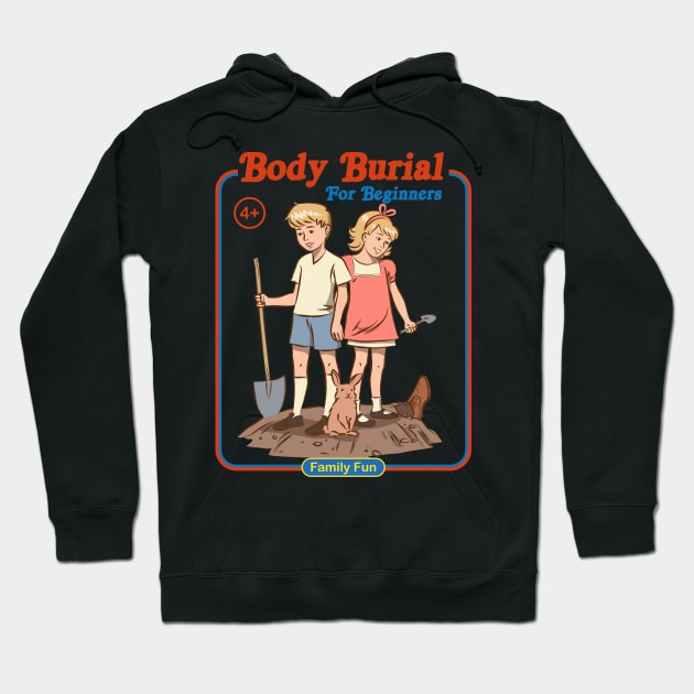 Body Burial for Beginners - Parody Vintage Hoodie by uncommontee